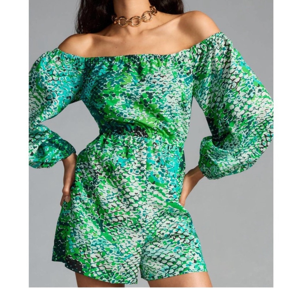 *Anthropologie Plenty by Tracy Reese Peasant Romper